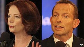 Julia Gillard and Tony Abbott