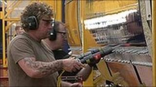 Bombardier worker
