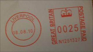 Liverpool postmark