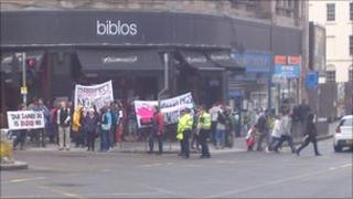 Protestors