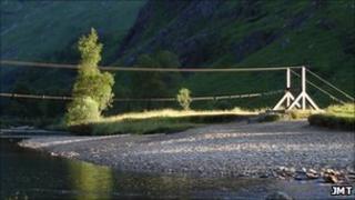 Steall bridge. Image: John Muir Trust