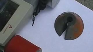 Some of the seized uranium-238
