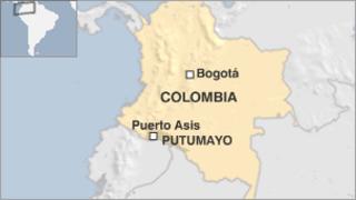 Map of Colombia