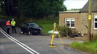 A937 fatal scene