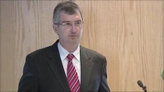 Tom Elliott was speaking at the launch of his leadership campaign