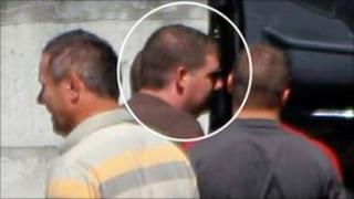 James Connor being arrested