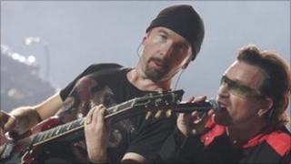 The Edge and Bono