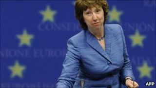 Baroness Ashton in Brussels, July 2010