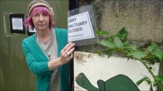 Joy Bloor at the Tortoise Garden