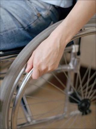 Wheelchair user