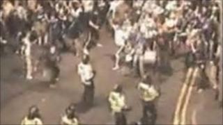 Fans jailed for Manchester Uefa Cup final riot - BBC News