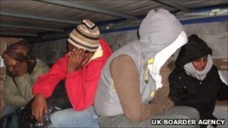 Stowaways in Newton Abbot lorry