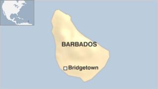 Map of Barbados