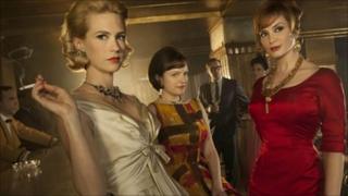 January Jones, Elisabeth Moss and Christina Hendricks