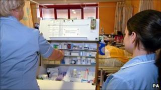Nurses at work