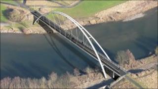 Artist's impression of new Navvies Bridge