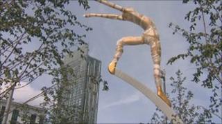 One of the £150,000 statues
