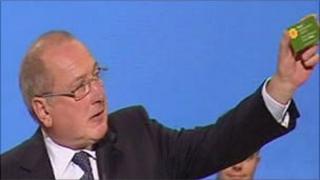 Ron Davies at Plaid Cymru conference 2010