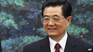 File image of Chinese President Hu Jintao