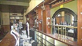 Interior of the old Kitchen Bar in Belfast