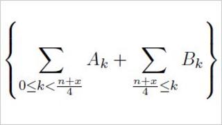 Formula used in calculating pi digits