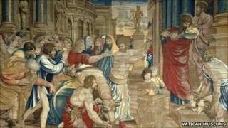 Raphael's The Sacrifice at Lystra