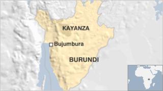 Burundi map