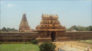 The Brihadisvara temple is considered the finest example of southern Indian architecture