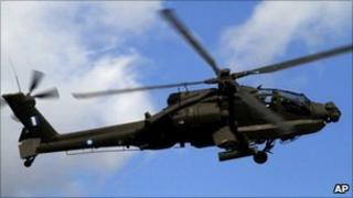 Apache helicopter (File photo)