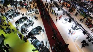 Paris motor show image from the 2008 show