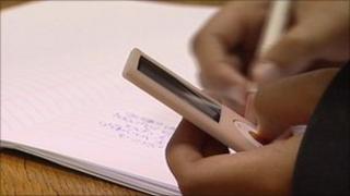 A pupil with a GCSEpod