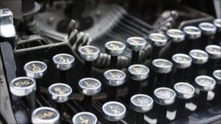 Haunted typewriter, Phil Hawksworth