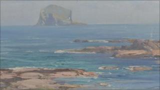 The Bass Rock by John Campbell Mitchell