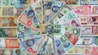 Various currencies