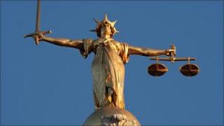 Lady Justice at the Old Bailey