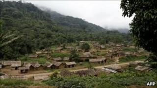 Village of Luvungi, eastern DR Congo