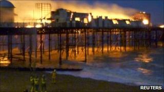 Hastings Pier alight