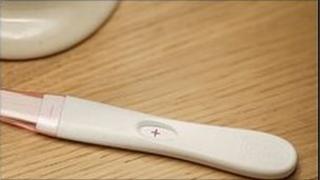 Positive pregnancy test