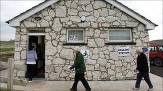 Rathlin Polling station