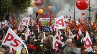 Demonstration in Paris