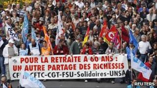 Pension reform strikes