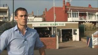 Matt Hellier at Bexhill Rowing Club