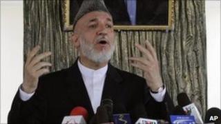 Afghan President Hamid Karzai. Photo: October 2010