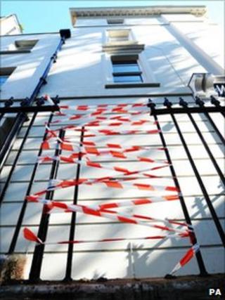 The scene where Mika's sister fell onto the railings
