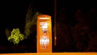 Phone box art gallery