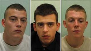 Daniel Ransom, Jordan Dixon and Ross Collender