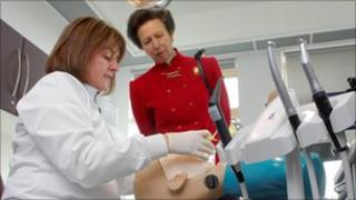 The Princess Royal at Teesside University