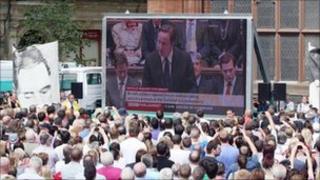 David Cameron announcing Saville Inquiry findings