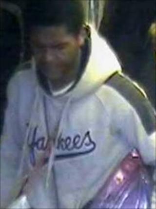 CCTV images of a man police want to speak to over an attack