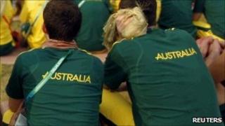Australian athletes in Delhi